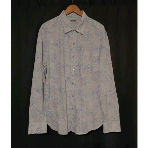 Tommy Bahama Men’s San Lucio Tropic Luxe IslandZone Botanical Print Button XL - Picture 1 of 7